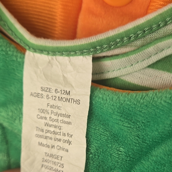 Target Kids Pumpkin Costume - Orange and Green - Picture 5 of 6